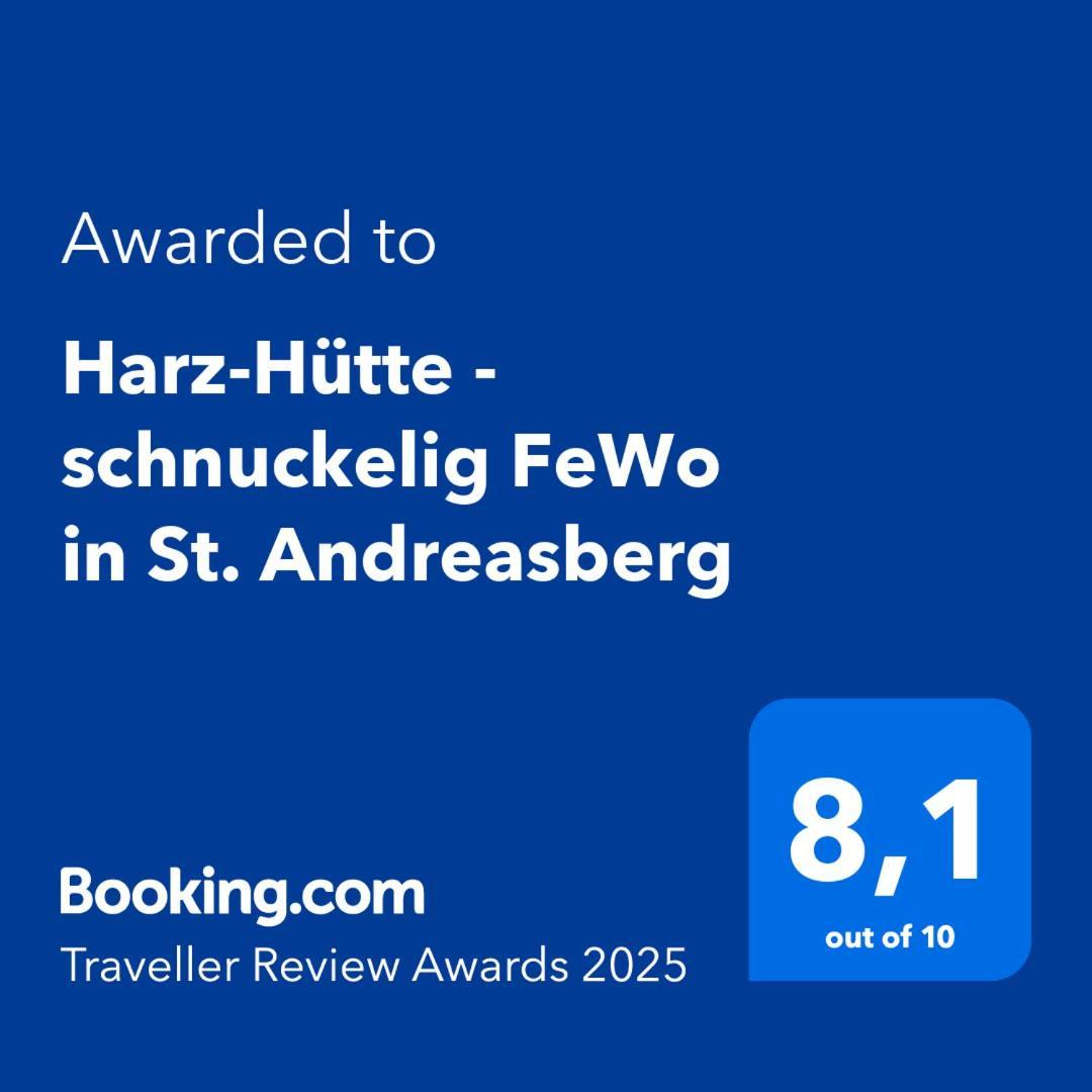 Harz-Huette - Schnuckelig Fewo In St. Andreasberg 圣安德里斯伯格 外观 照片